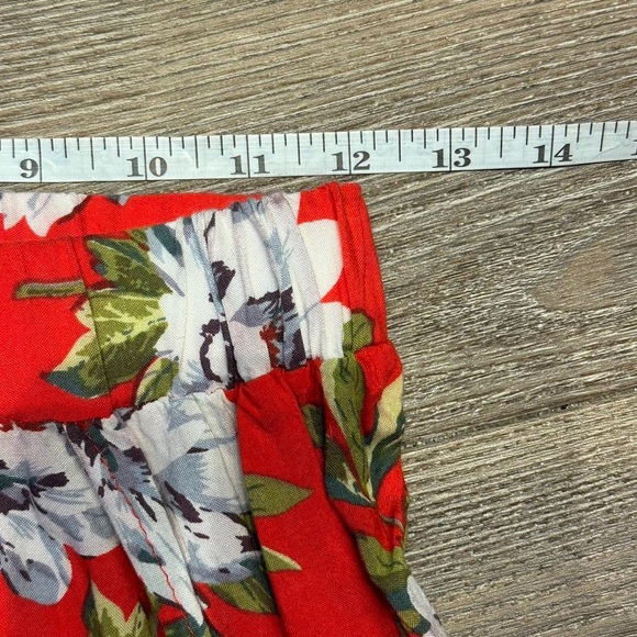 Red Floral Palazzo Pants - Picture 4 of 5